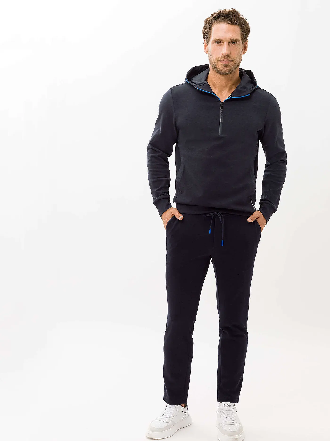 BRAX | Kapuzensweater - Hoodie LEVIN | blau